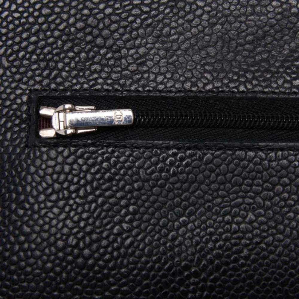 Chanel Matelasse Chain Wallet Silver Hardware Black - Picture 10 of 10